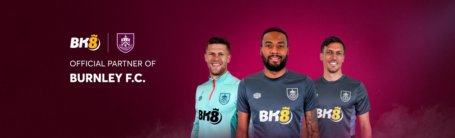 BJ88 hợp tác cùng Burnley FC - Đối tác chính thức